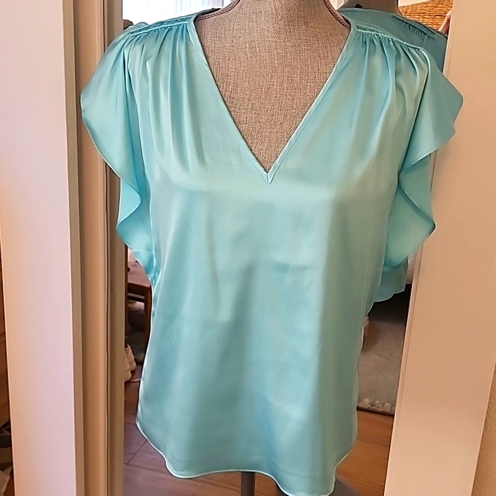 WHBM Satin Top - NWT sz S